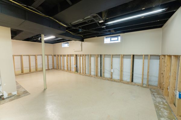 Basement Flood Restoration in Cary