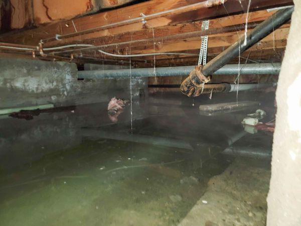 Crawlspace Water Restoration in Cary